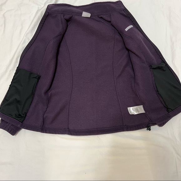 Columbia Purple Fleece Jacket, Size Small - Picture 3 of 5